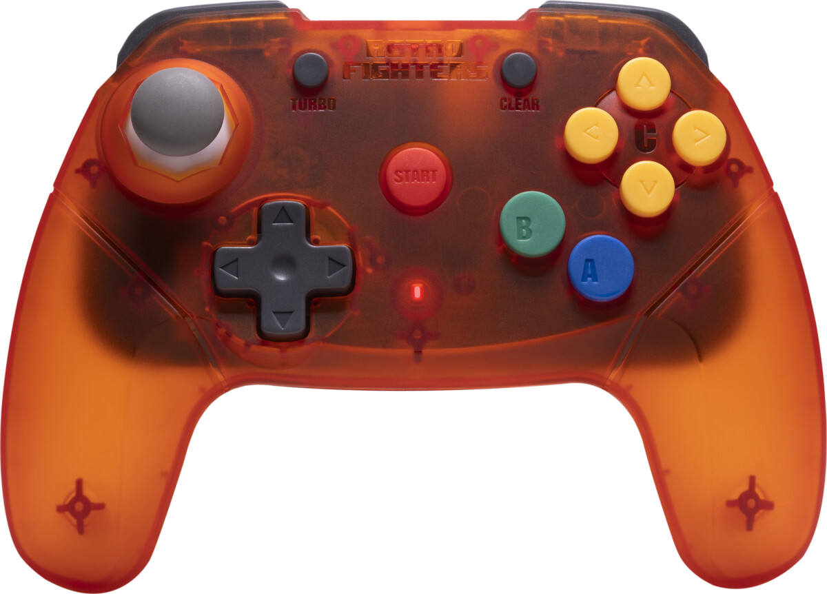 Retro-Fighters - Brawler64 24G Controller - Orange