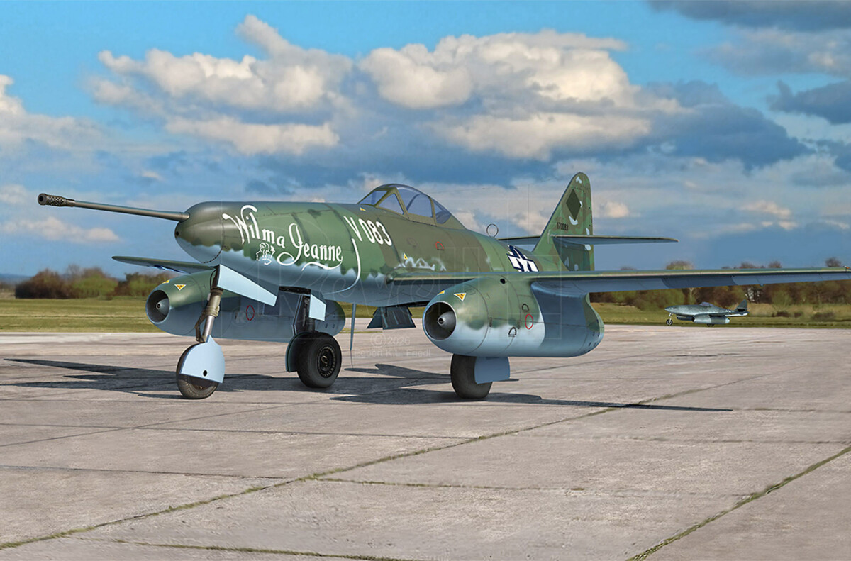 Revell 03749 - Messerschmitt Me262A-1Au4 Fly Byggesæt - 1 32