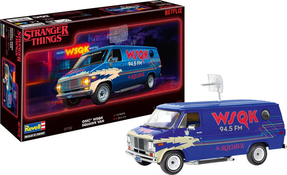 Revell 07732 - Stranger Things Squawk Van - 1 25 - Build Paint