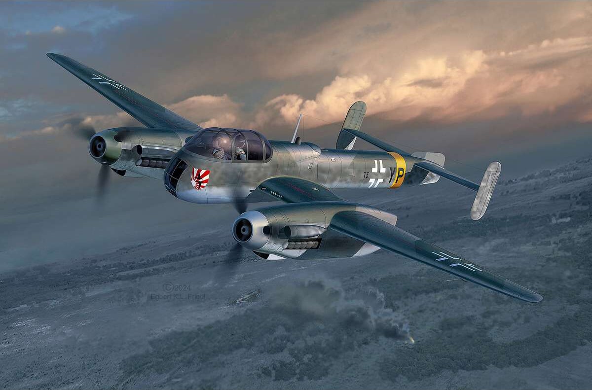 Revell - Arado Ar-240 Modelfly Byggesæt - 1 72 - Level 4 - 03798