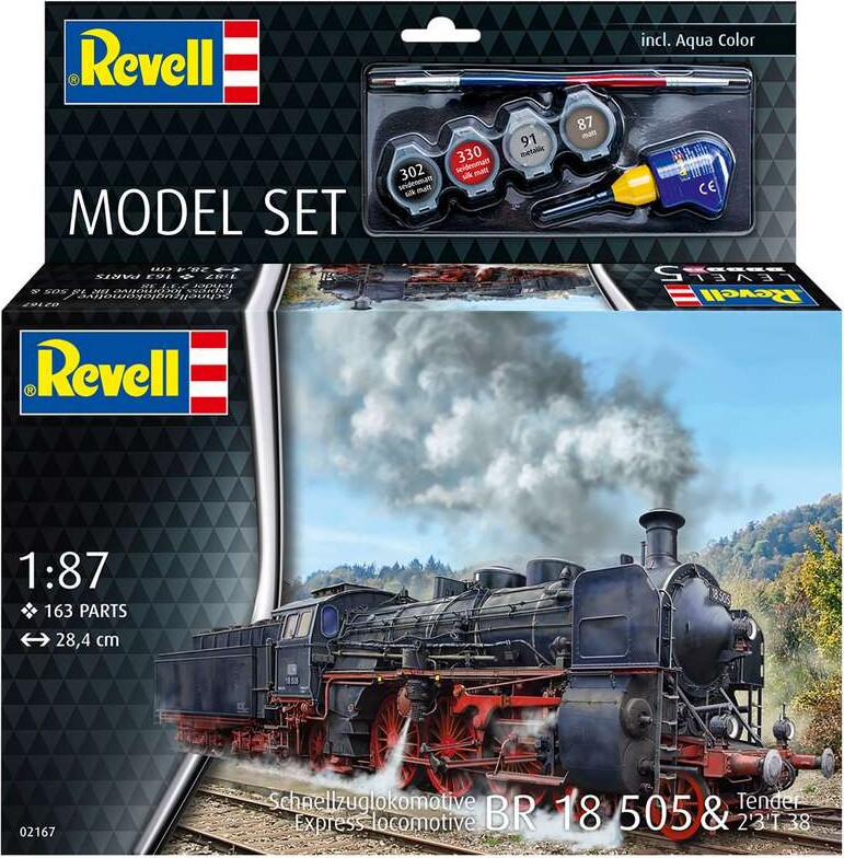 Revell - Br 18 505 Wtender Tog Byggesæt - 1 87 - 62167