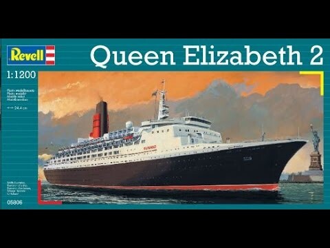 Revell - Queen Elizabeth Ii Model Byggesæt - 1 1200 - 05806