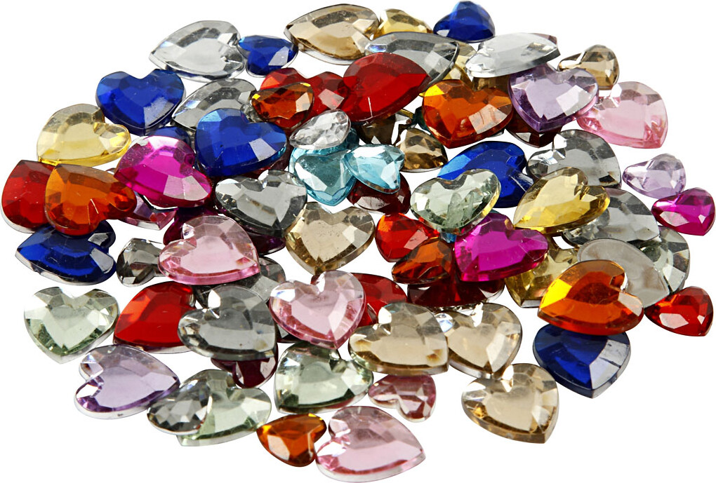 Rhinsten - Forskellige Farver - Ø 6 10 14 Mm - 2520 Stk