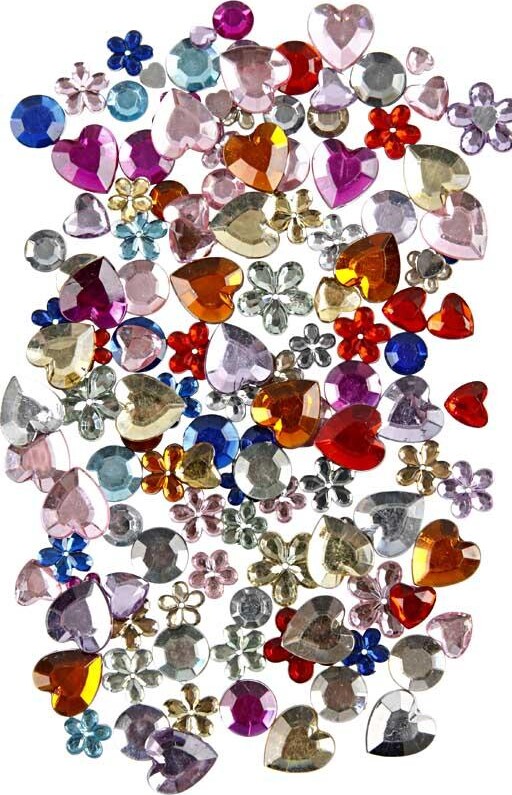 Rhinsten - Runde - Forskellige Farver - Ø 6-12 Mm - 3600 Stk