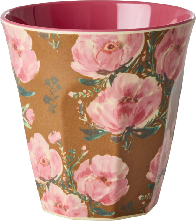Rice - Melamine Cups With Bon Vivant Prints - Small - 160 Ml
