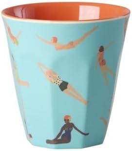 Rice - Melamine Cups With Glory Days Prints - Medium - 250 Ml