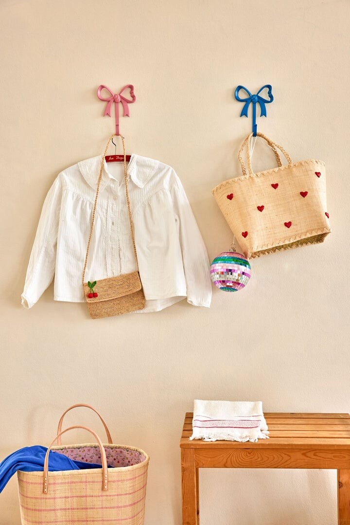 Rice - Metal Hook In Bow Shape - Blue