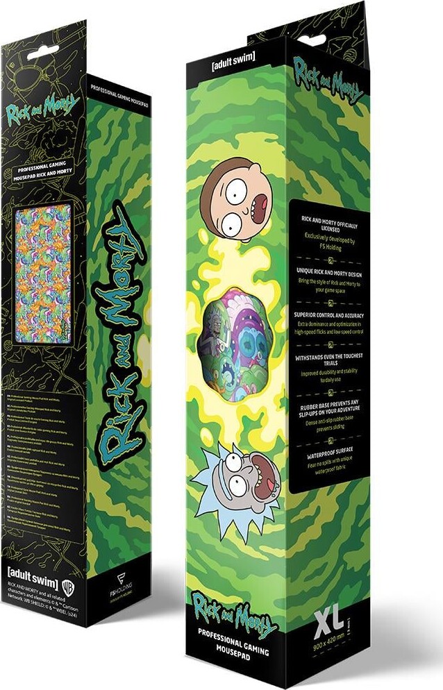 Rick And Morty - Monster Jam Mousepad Xl