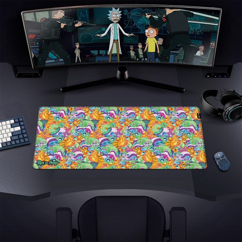 Rick And Morty - Monster Jam Mousepad Xl