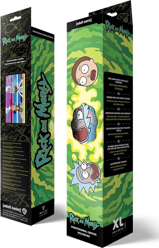 Rick And Morty - Mousepad Glitched Xl