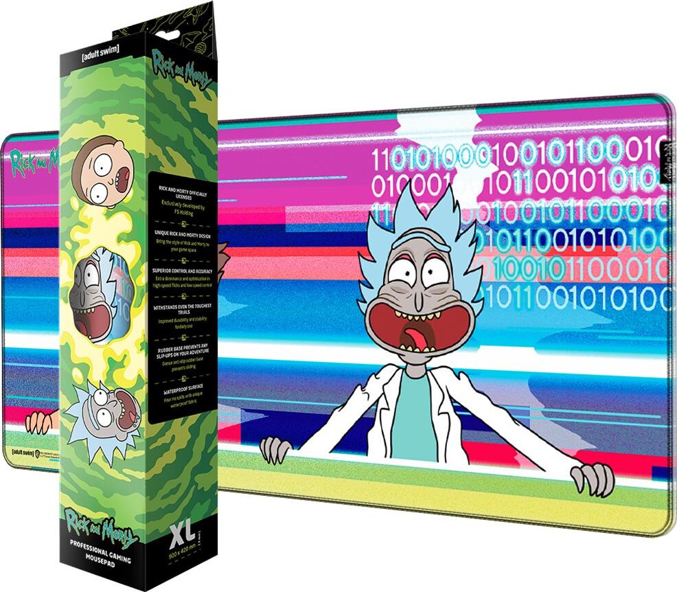Rick And Morty - Mousepad Glitched Xl