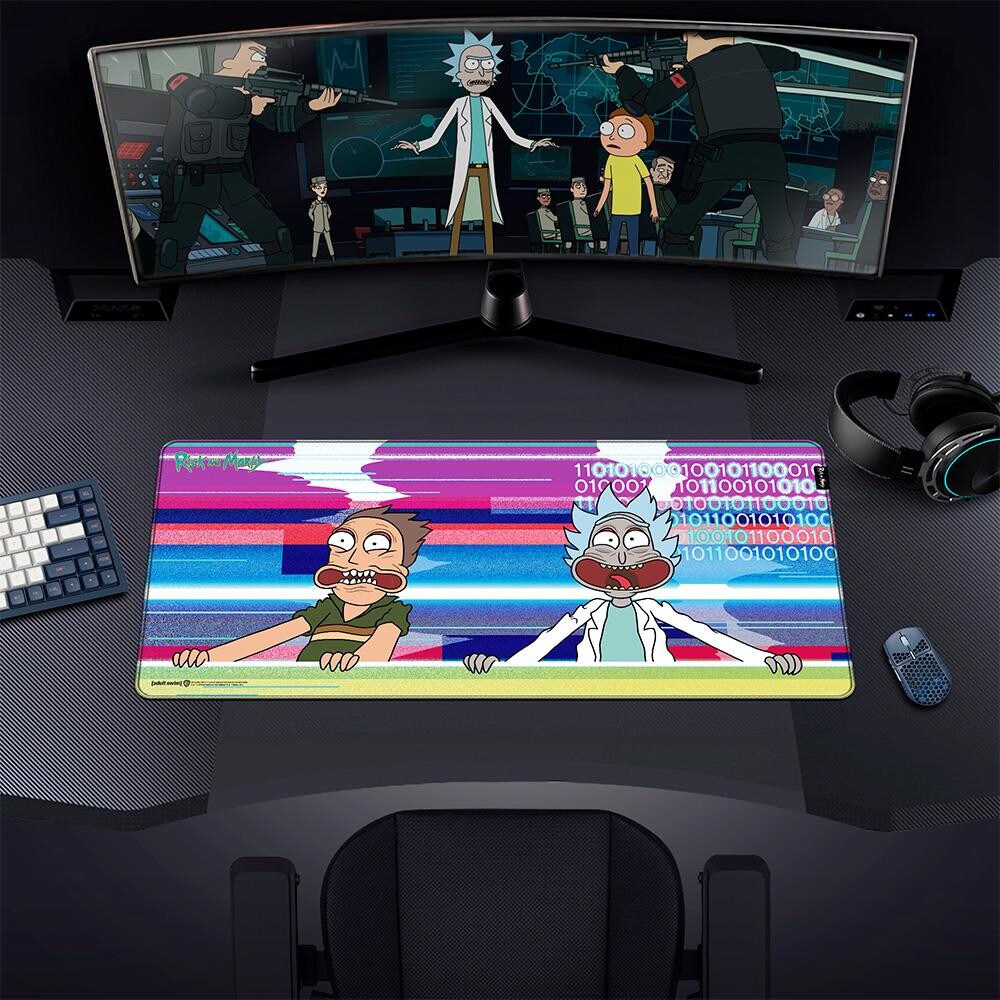 Rick And Morty - Mousepad Glitched Xl