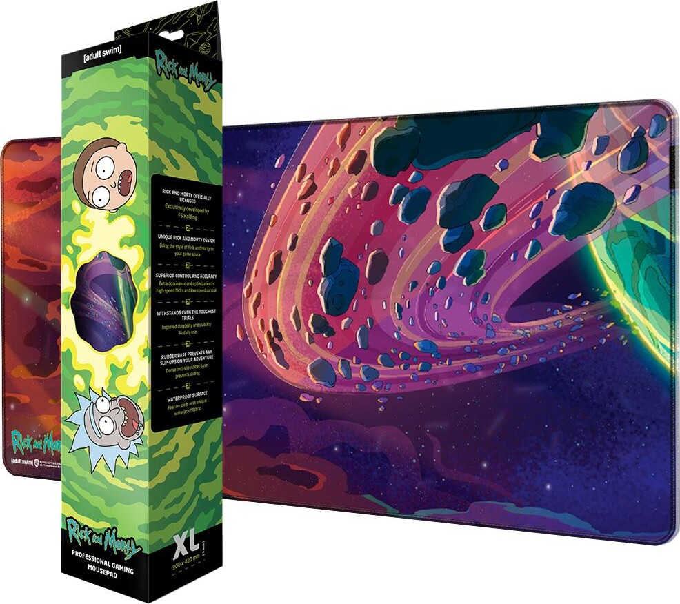 Rick And Morty - Outer Space Mousepad Xl