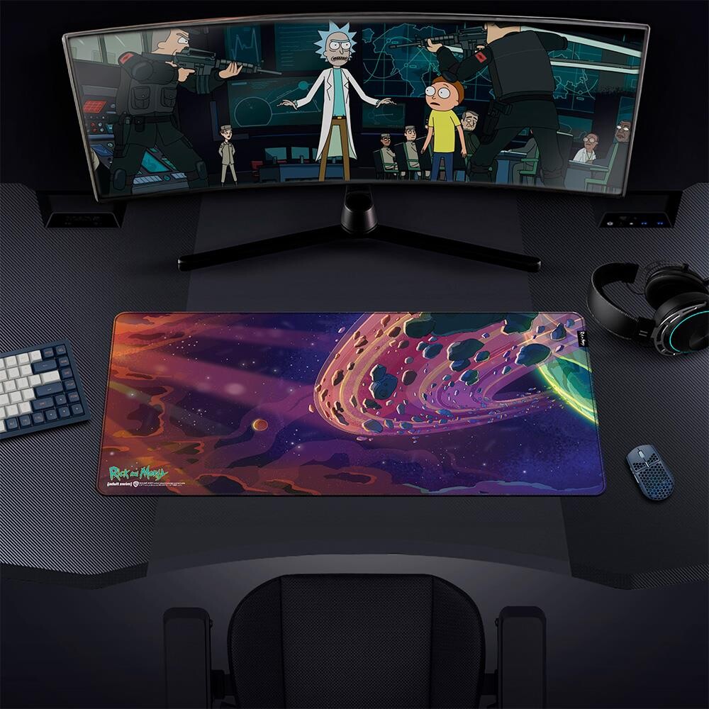 Rick And Morty - Outer Space Mousepad Xl