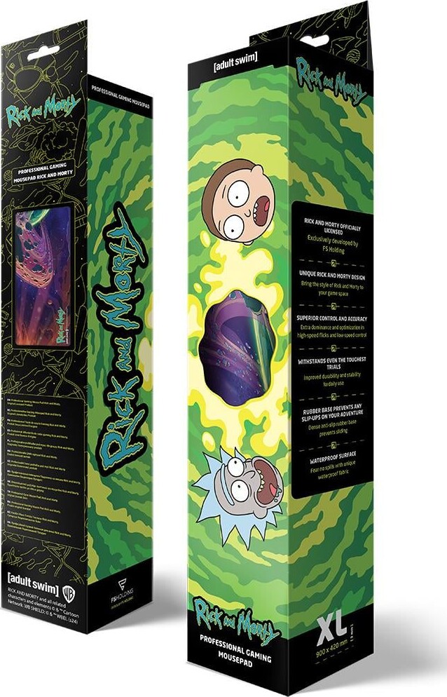 Rick And Morty - Outer Space Mousepad Xl