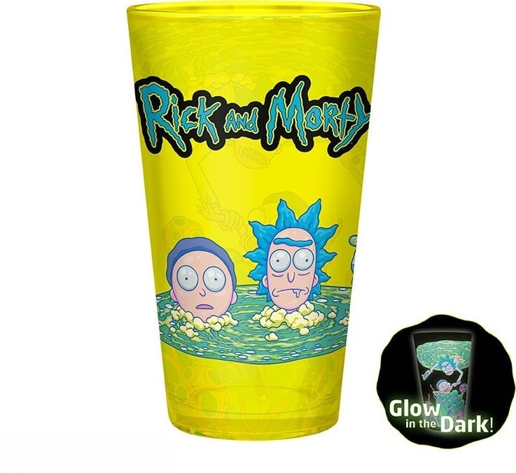 Rick And Morty - Xxl Glass Mug 2 Coasters - Pack