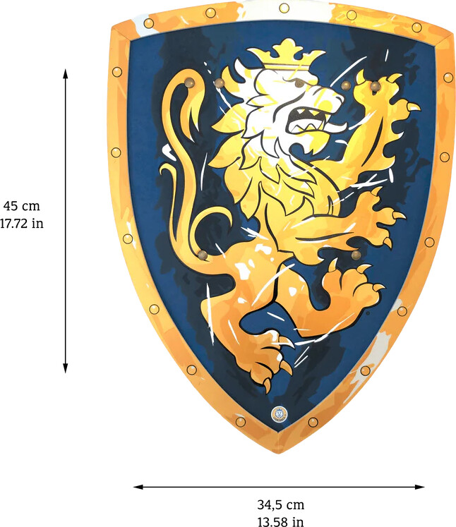 Liontouch - Ridderskjold Legetøj I Skum Til Børn - Noble Knight - Blå