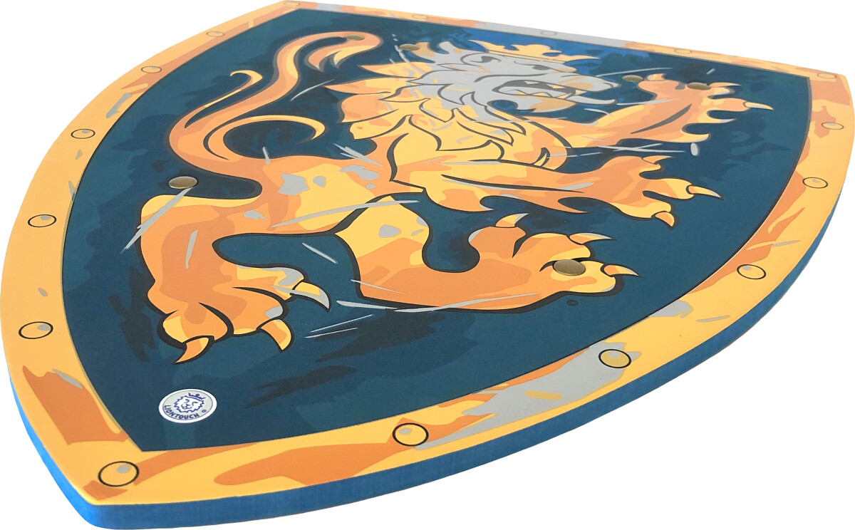 Liontouch - Ridderskjold Legetøj I Skum Til Børn - Noble Knight - Blå