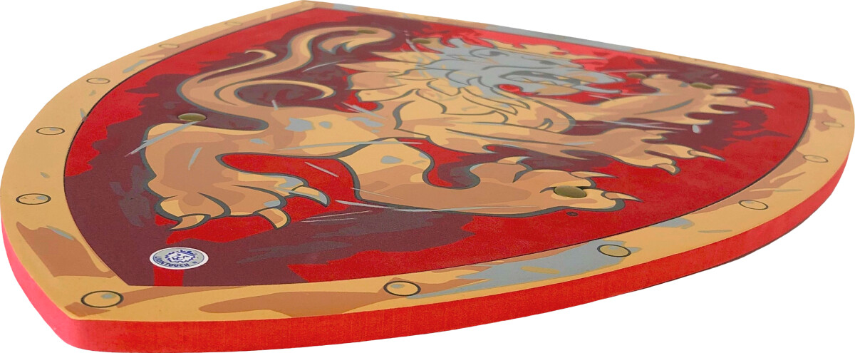 Liontouch - Ridderskjold Legetøj I Skum Til Børn - Noble Knight - Rød