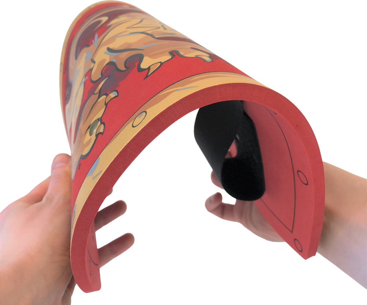 Liontouch - Ridderskjold Legetøj I Skum Til Børn - Noble Knight - Rød