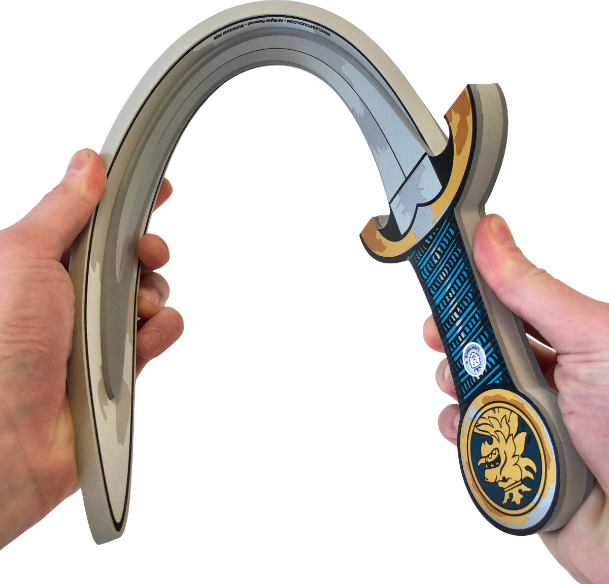 Liontouch - Riddersværd Legetøj I Skum Til Børn - Noble Knight - Blå -