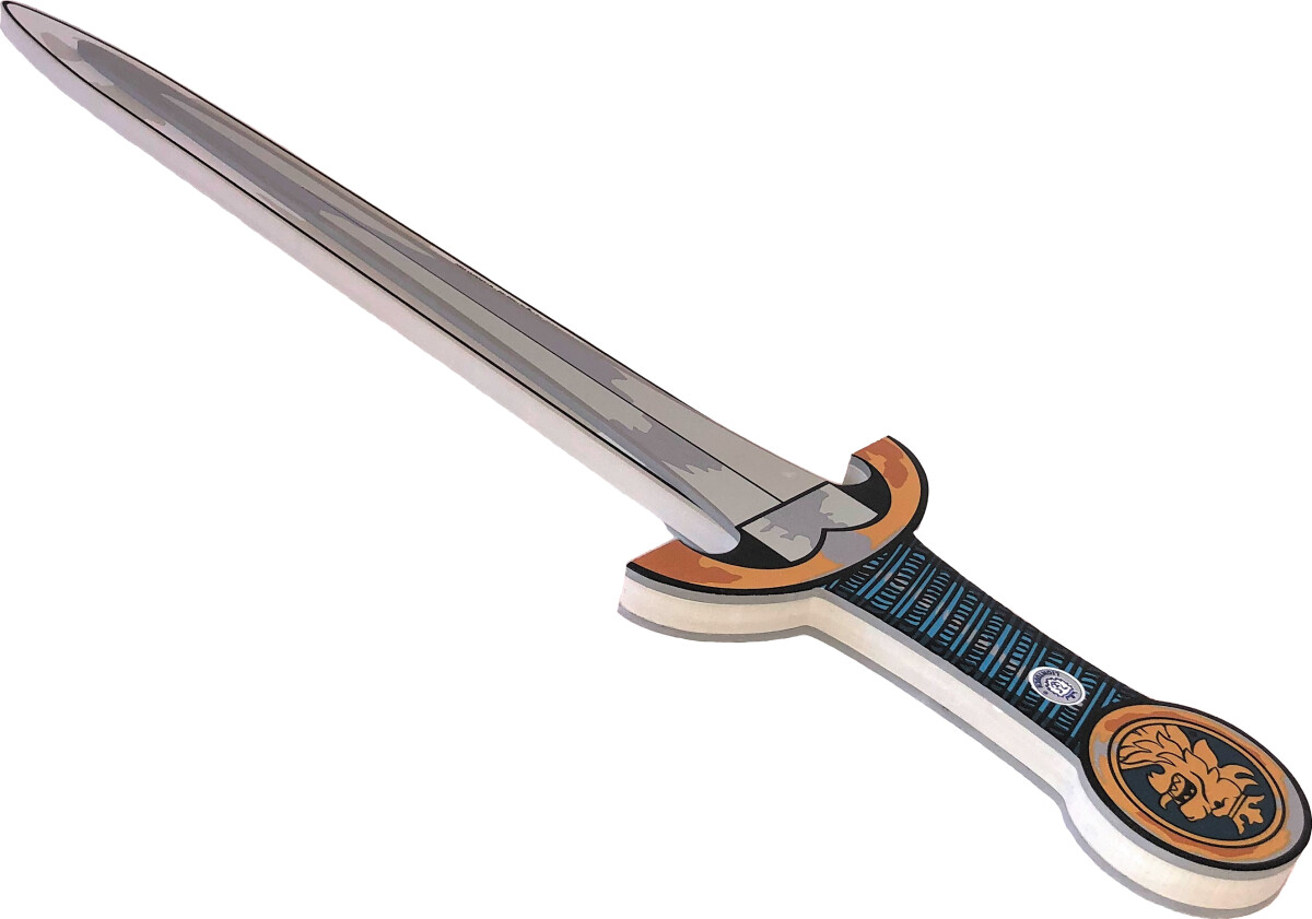 Liontouch - Riddersværd Legetøj I Skum Til Børn - Noble Knight - Blå -