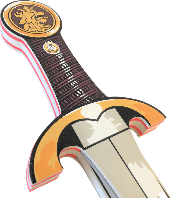 Liontouch - Riddersværd Legetøj I Skum Til Børn - Rødt - Noble Knight