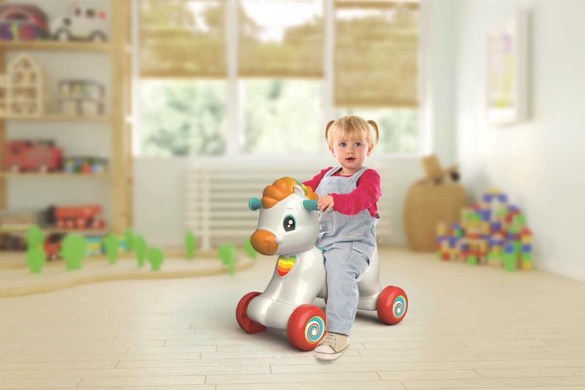 Baby Clementoni - Interactive Horse Ride On - 3-I-1 Gåbil