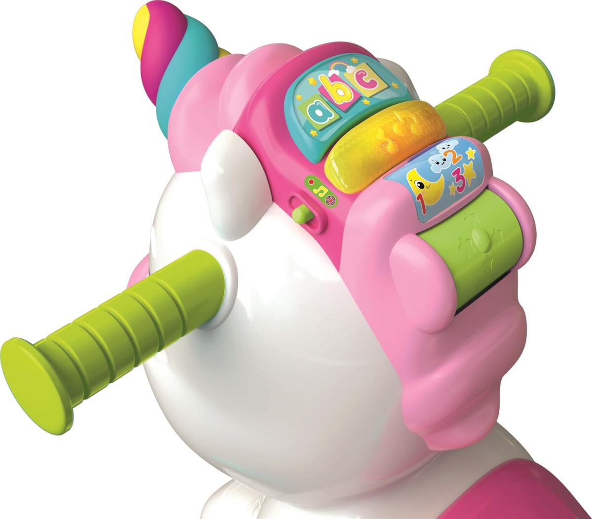Baby Clementoni - Interactive Unicorn Ride On - 3-I-1 Gåbil
