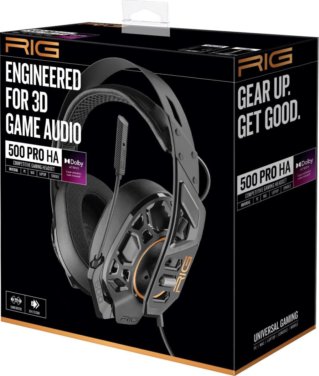 Rig 500 Pro Ha - Gaming Headset - Ps5 Xbox Switch Pc - Sort