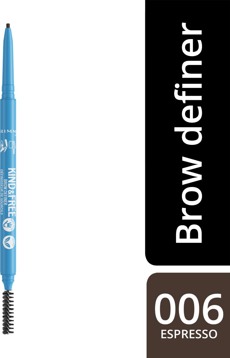 Rimmel - Kind Free Dual Ended Brow Definer - 06 Espresso