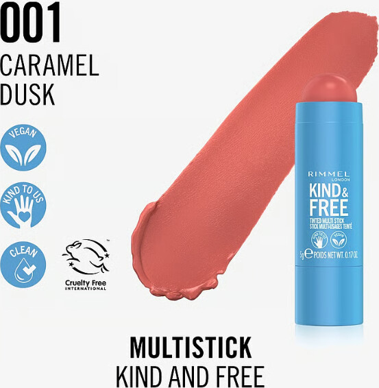 Rimmel - Kind Free Multi-Stick - 001 Caramel Dusk