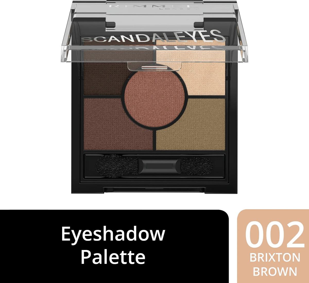 Rimmel - Scandal Eyes 5 Pan Palette Eyeshadow - 002 Brixton Brown