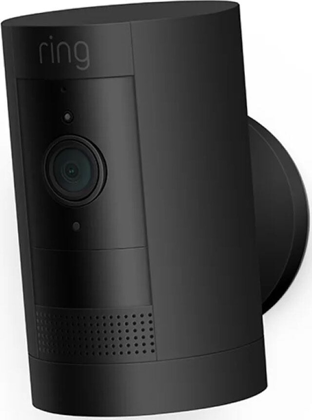 Ring - Stick Up Cam Security Camera Black