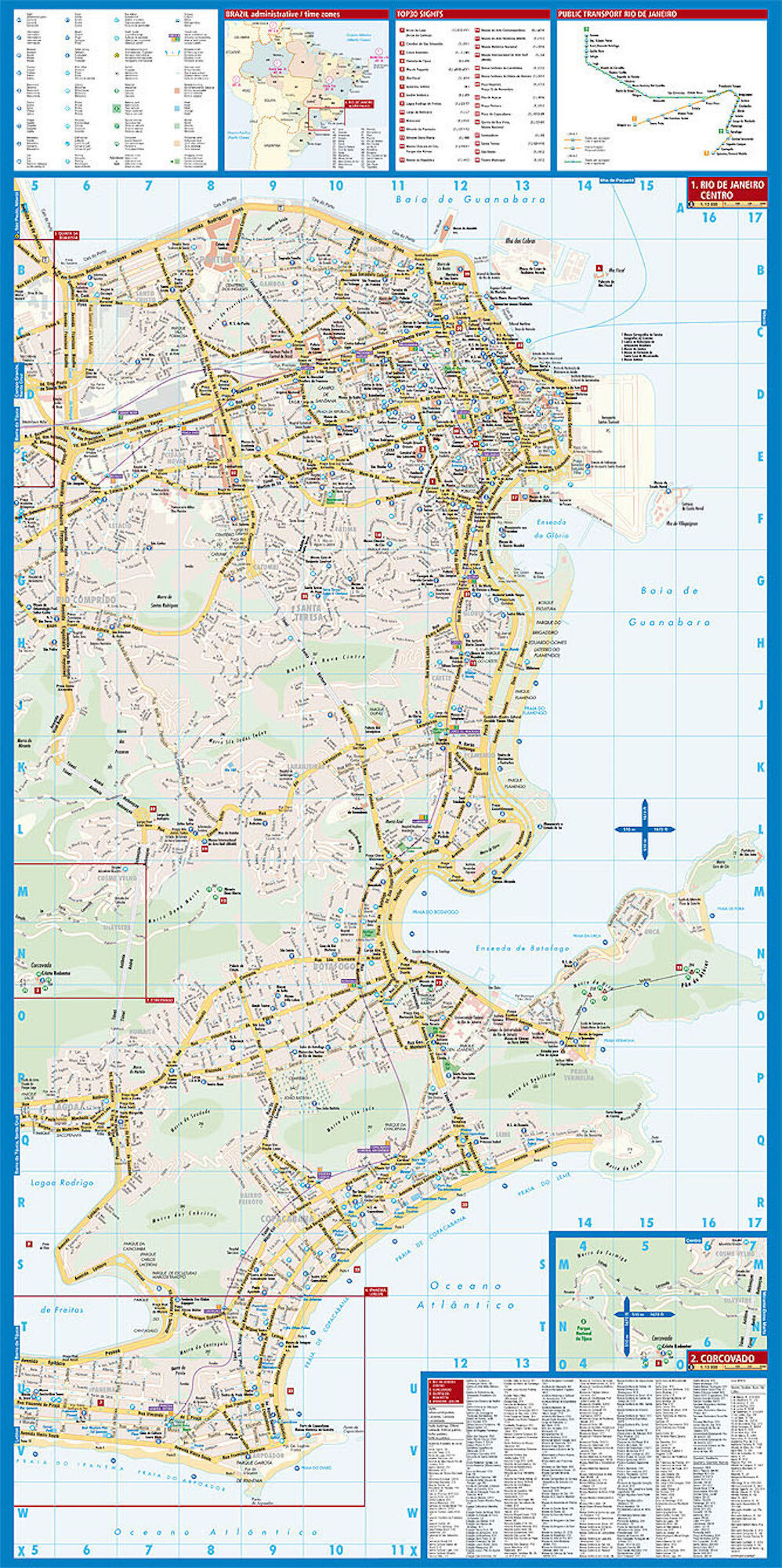 Rio De Janeiro - Borch Maps