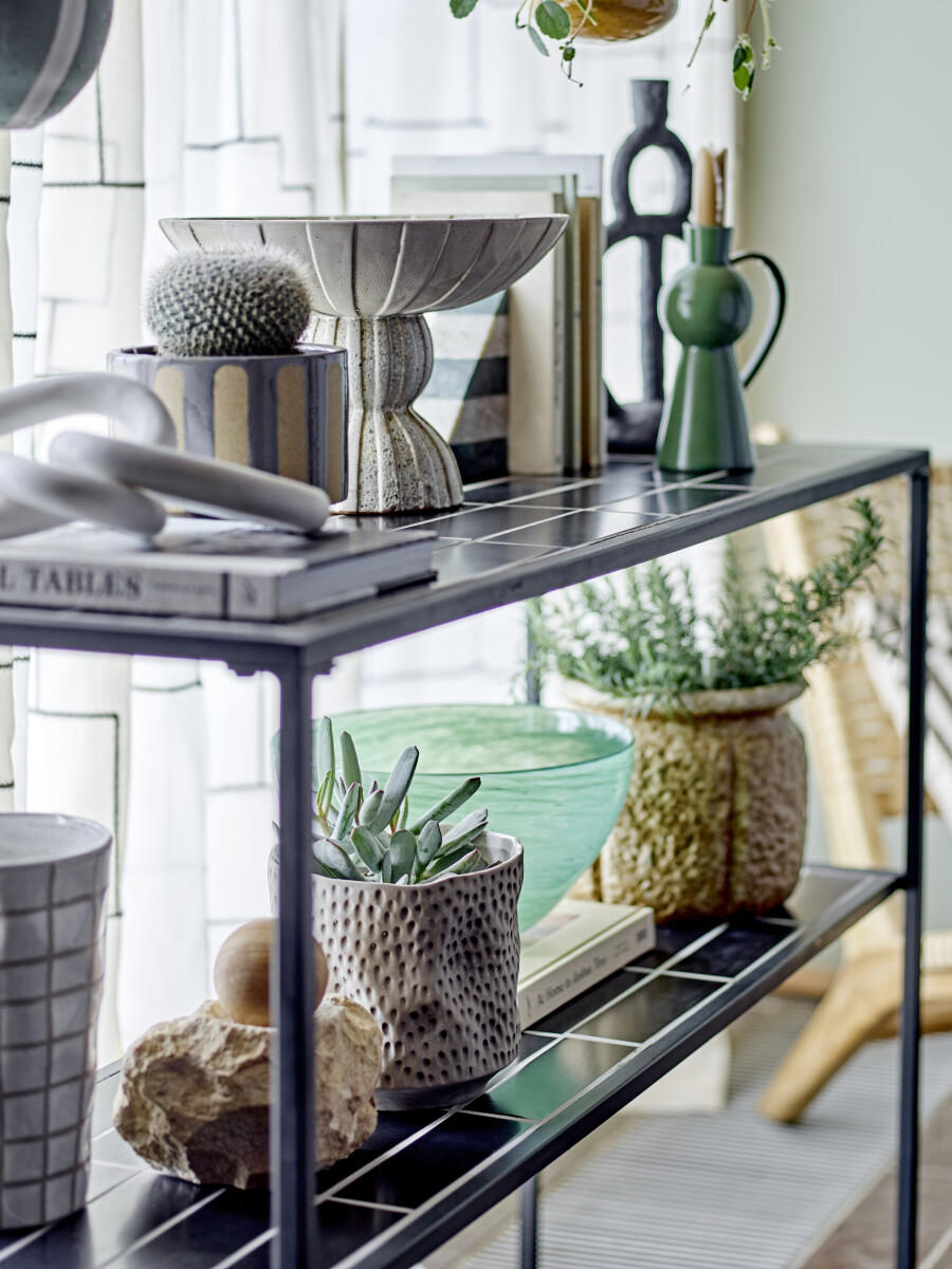 Bloomingville - Ritza Urtepotteskjuler - Brun - Stentøj Keramik