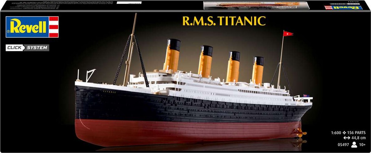 Køb Revell - R.m.s. Titanic Model Kit - Click System - 1:600 - 05497 ...