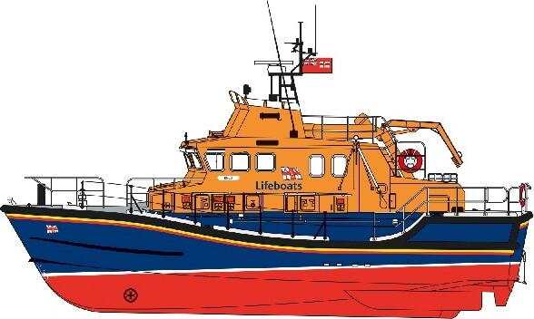 Airfix - Rnli Severn Class Lifeboat Båd Byggesæt - 1 72 - A07280