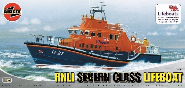 Airfix - Rnli Severn Class Lifeboat Båd Byggesæt - 1 72 - A07280