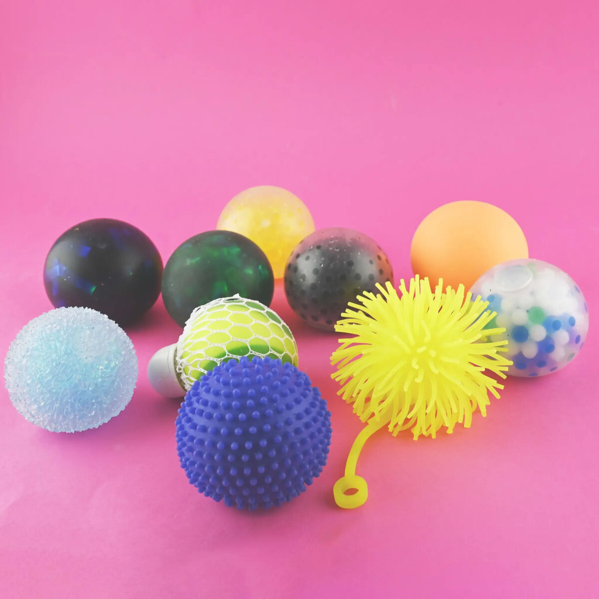 Robetoy - Squeeze Ball Set Dinosaur 10Pcs 6Øcm