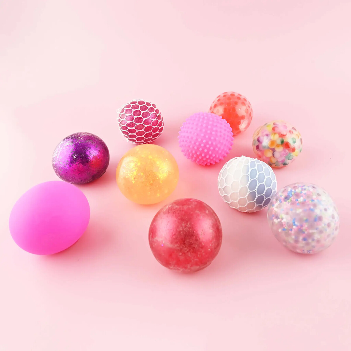 Robetoy - Squeeze Ball Set Unicorn 10Pcs 6Øcm