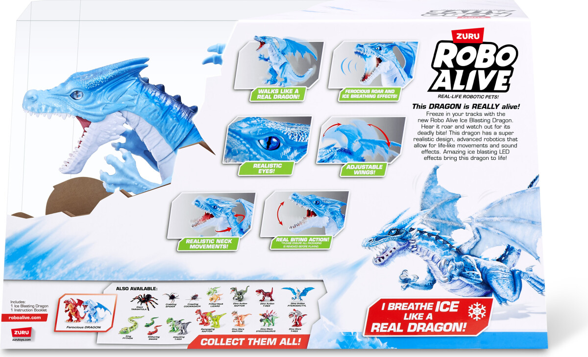 Robo Alive - Drage Robot - Zuru - Assorteret