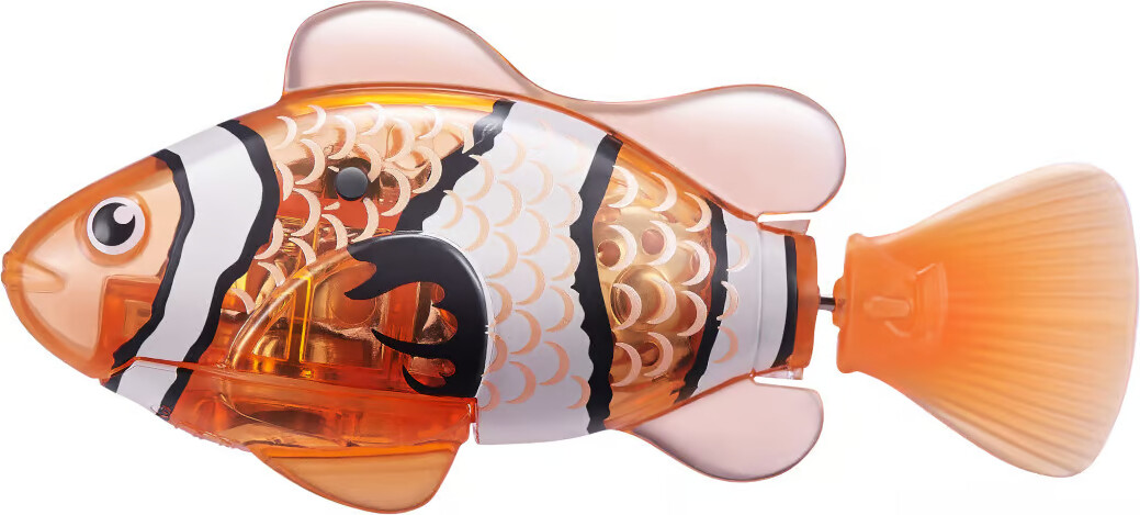 Zuru Robo Alive - Robo Fish - Orange With White