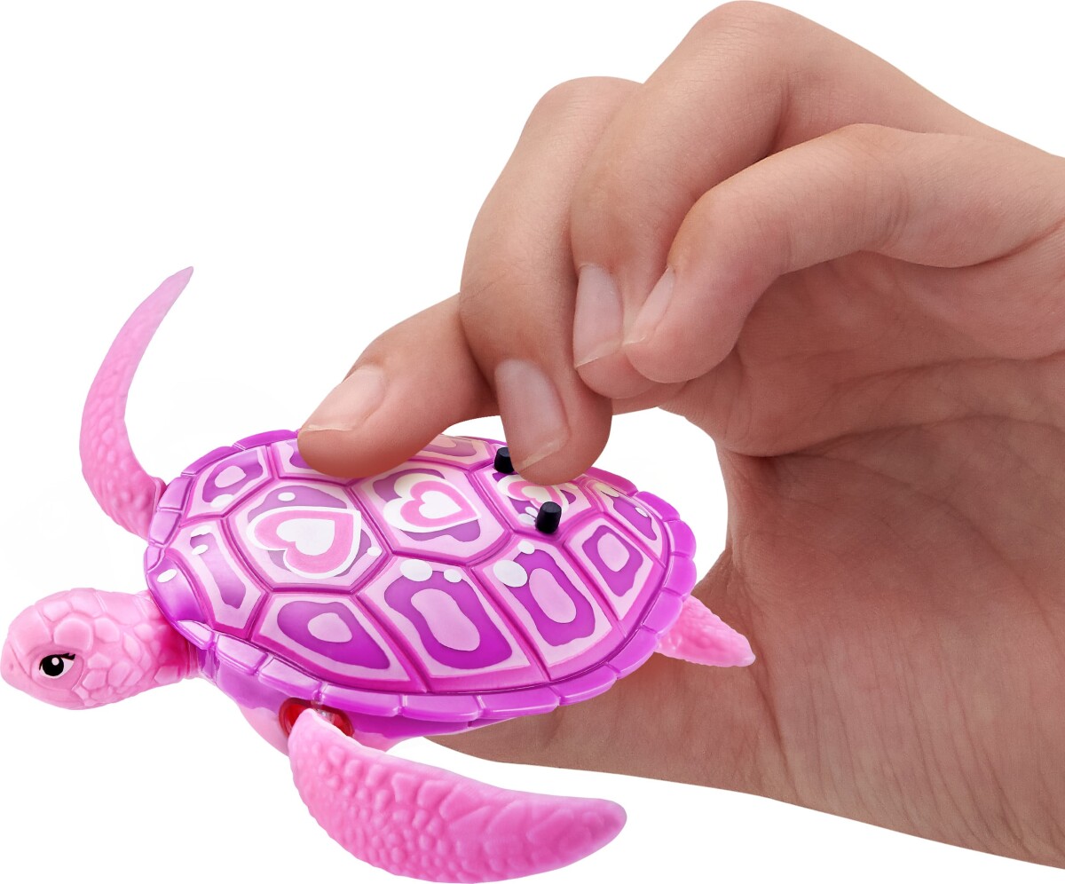 Zuru Robo Alive - Robotic Turtle - Pink Skildpadde - Series 1