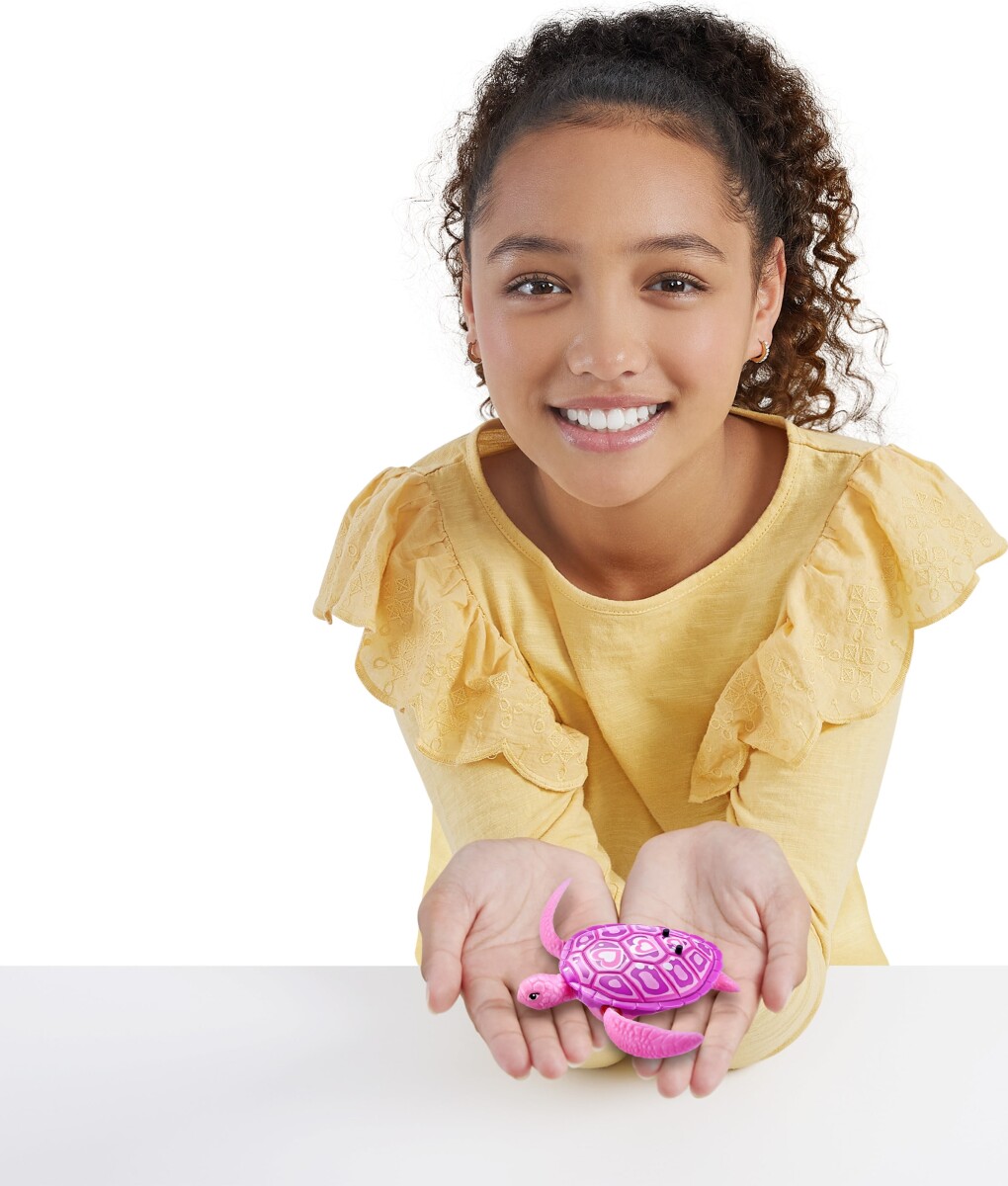 Zuru Robo Alive - Robotic Turtle - Pink Skildpadde - Series 1