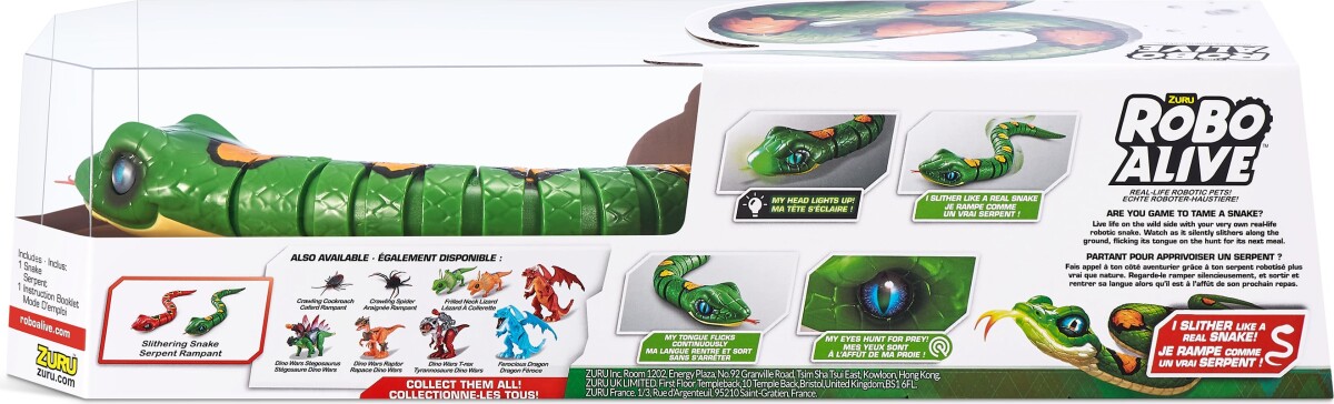Zuru Robo Alive - Slithering Snake - Interaktiv Slange Robot