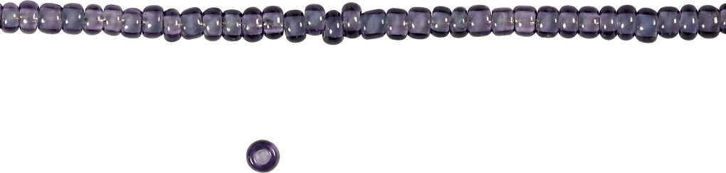 Rocaiperler - Glasperler - Ø 1 7 Mm Hul 0 5-0 8 Mm - Lilla - 25 G