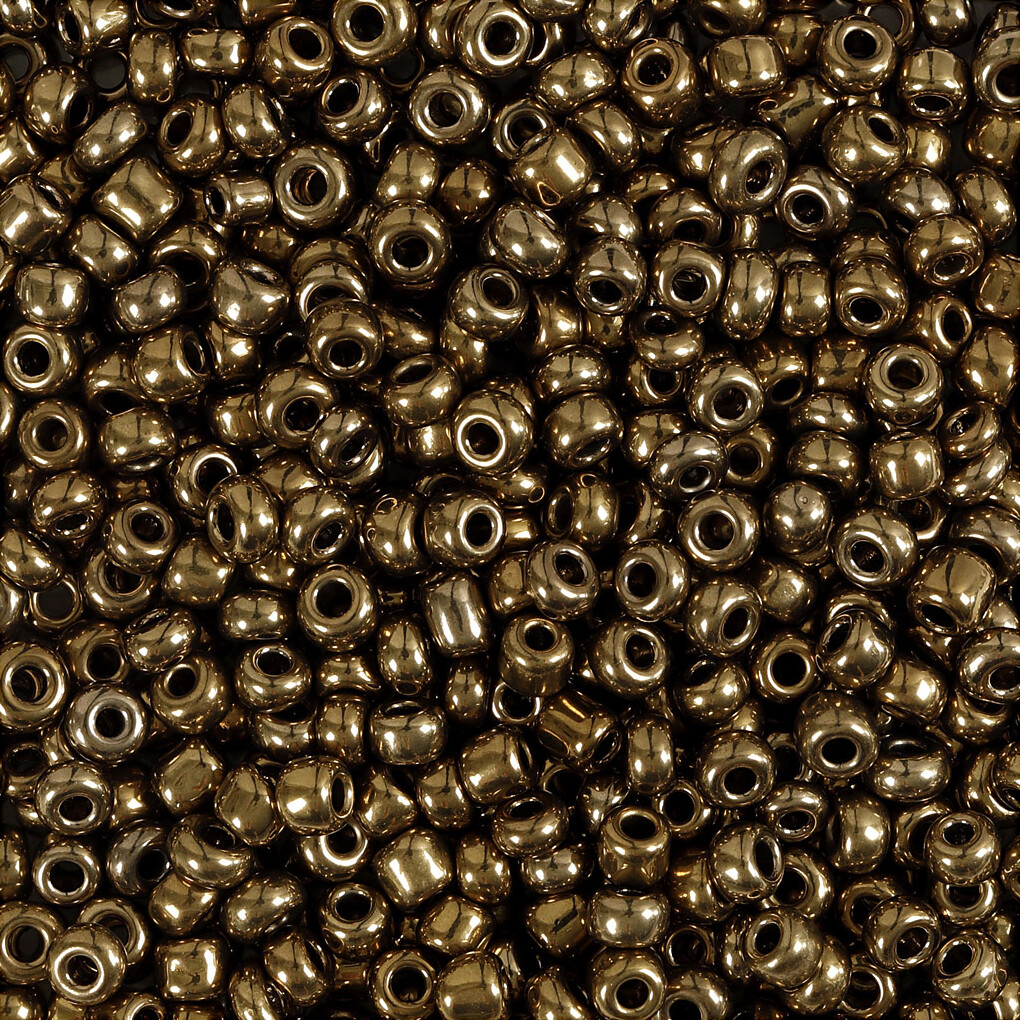 Rocaiperler - Glasperler - Ø 3 Mm Hul 0 6-1 0 Mm - Bronze - 25 G