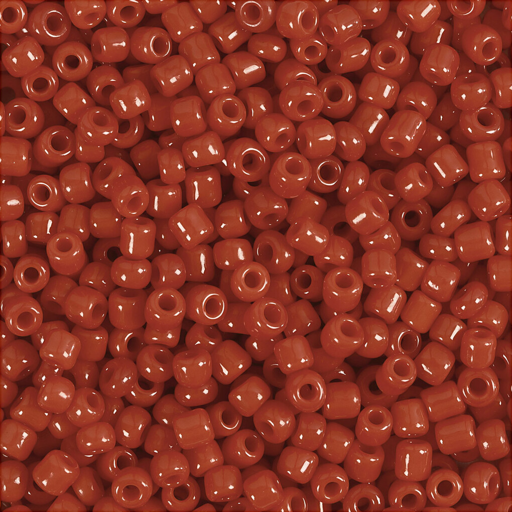 Rocaiperler - Glasperler - Ø 3 Mm Hul 0 6-1 0 Mm - Mørk Rød - 25 G