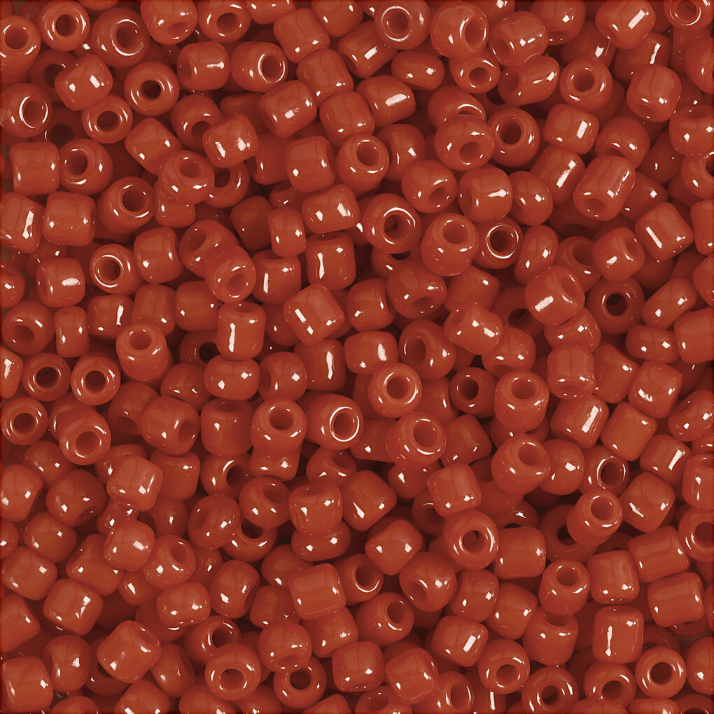 Rocaiperler - Glasperler - Ø 3 Mm Hul 0 6-1 0 Mm - Mørk Rød - 500 G